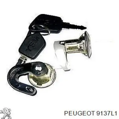 Замок двери боковой сдвижной левой 9137L1 Peugeot/Citroen