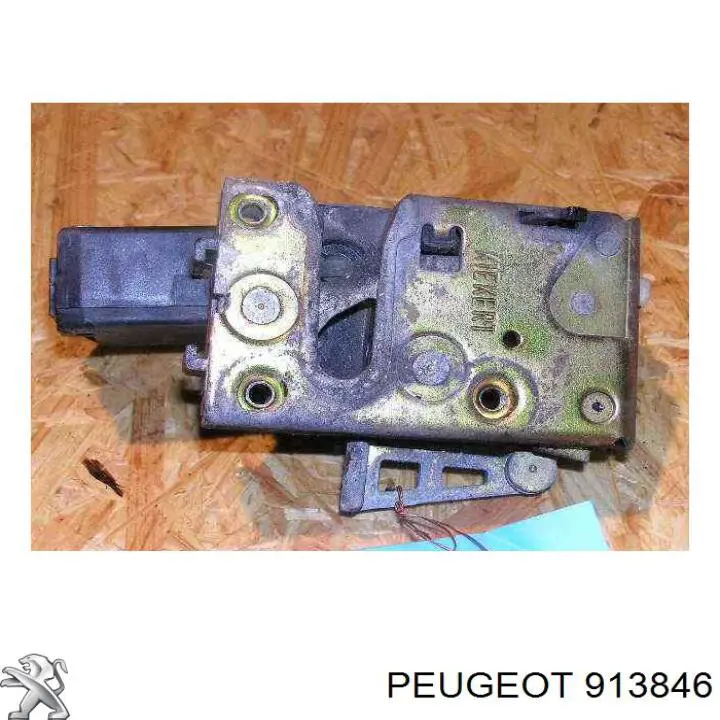 913846 Peugeot/Citroen Замок двери задней правой