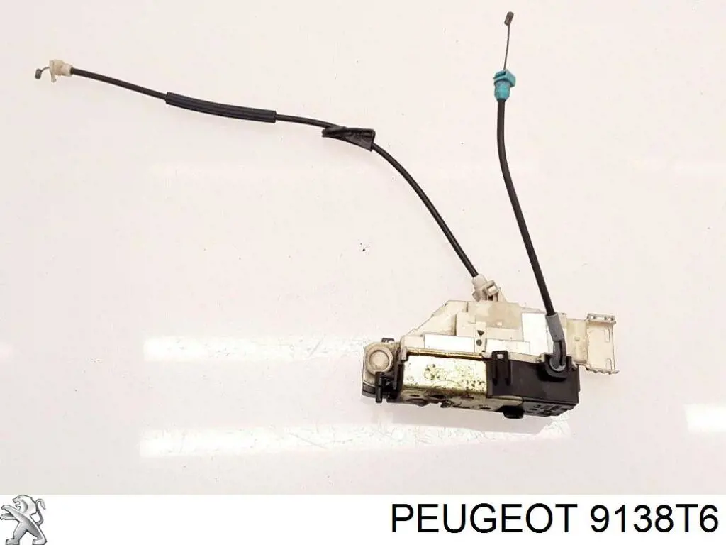 9138T6 Peugeot/Citroen Замок двери задней правой