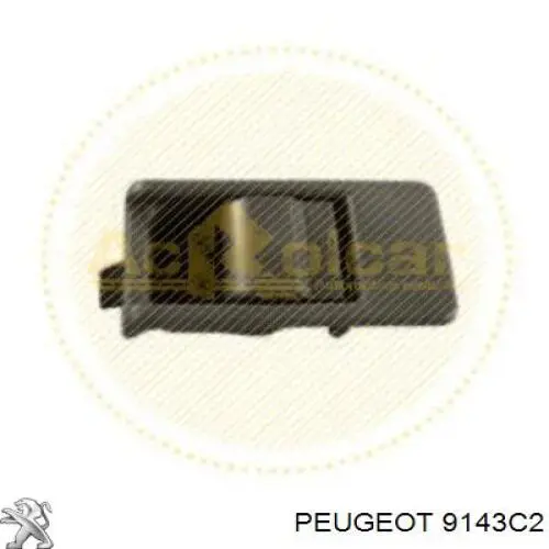 Manecilla de puerta corrediza interior derecha 9143C2 Peugeot/Citroen