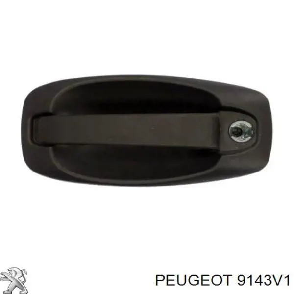 9143V1 Peugeot/Citroen ручка двери боковой (сдвижной наружная левая)