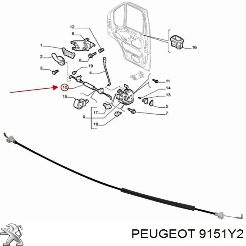  9151Y2 Peugeot/Citroen