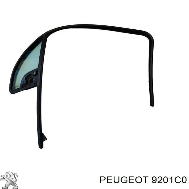 1610003680 Peugeot/Citroen vidro de janelo da porta dianteira esquerda