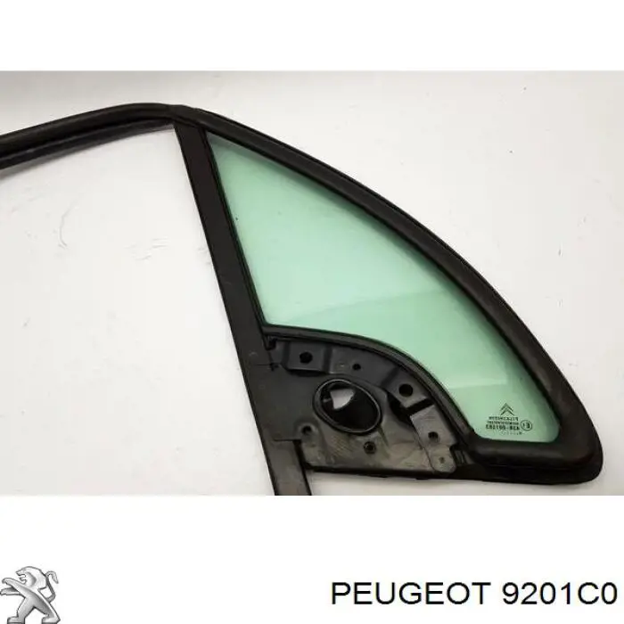 Стекло-форточка двери, передней, левой Peugeot/Citroen 9201C0