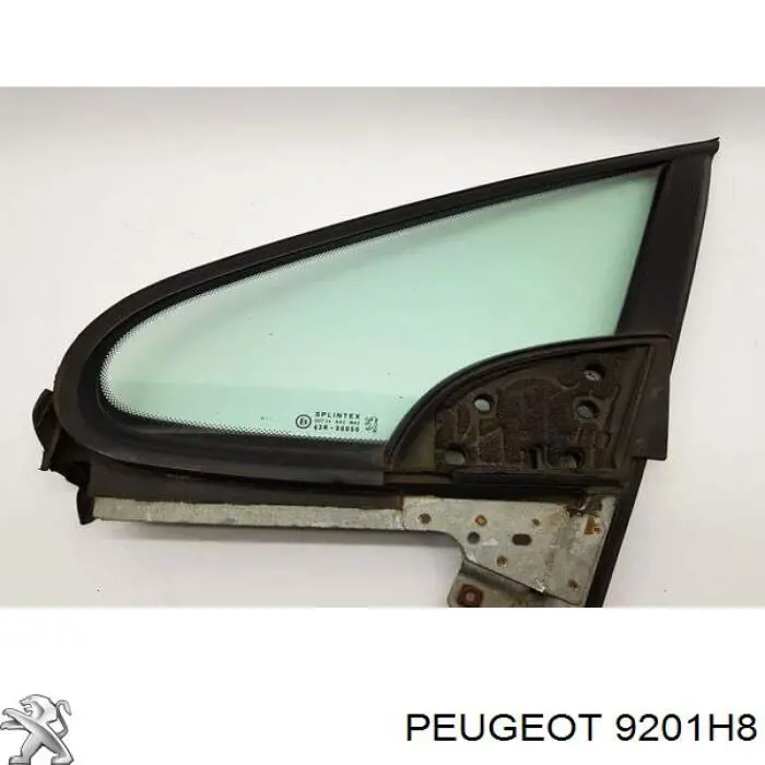 Vidro de janelo da porta dianteira esquerda para Peugeot 307 (3B)