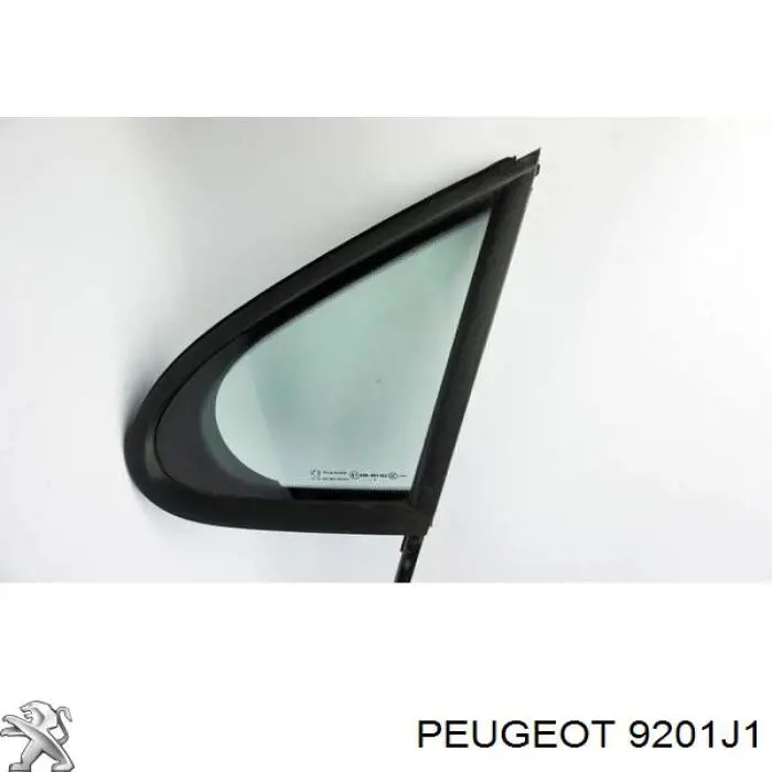 Vidro de janelo da porta dianteira esquerda para Peugeot 207 (WK)