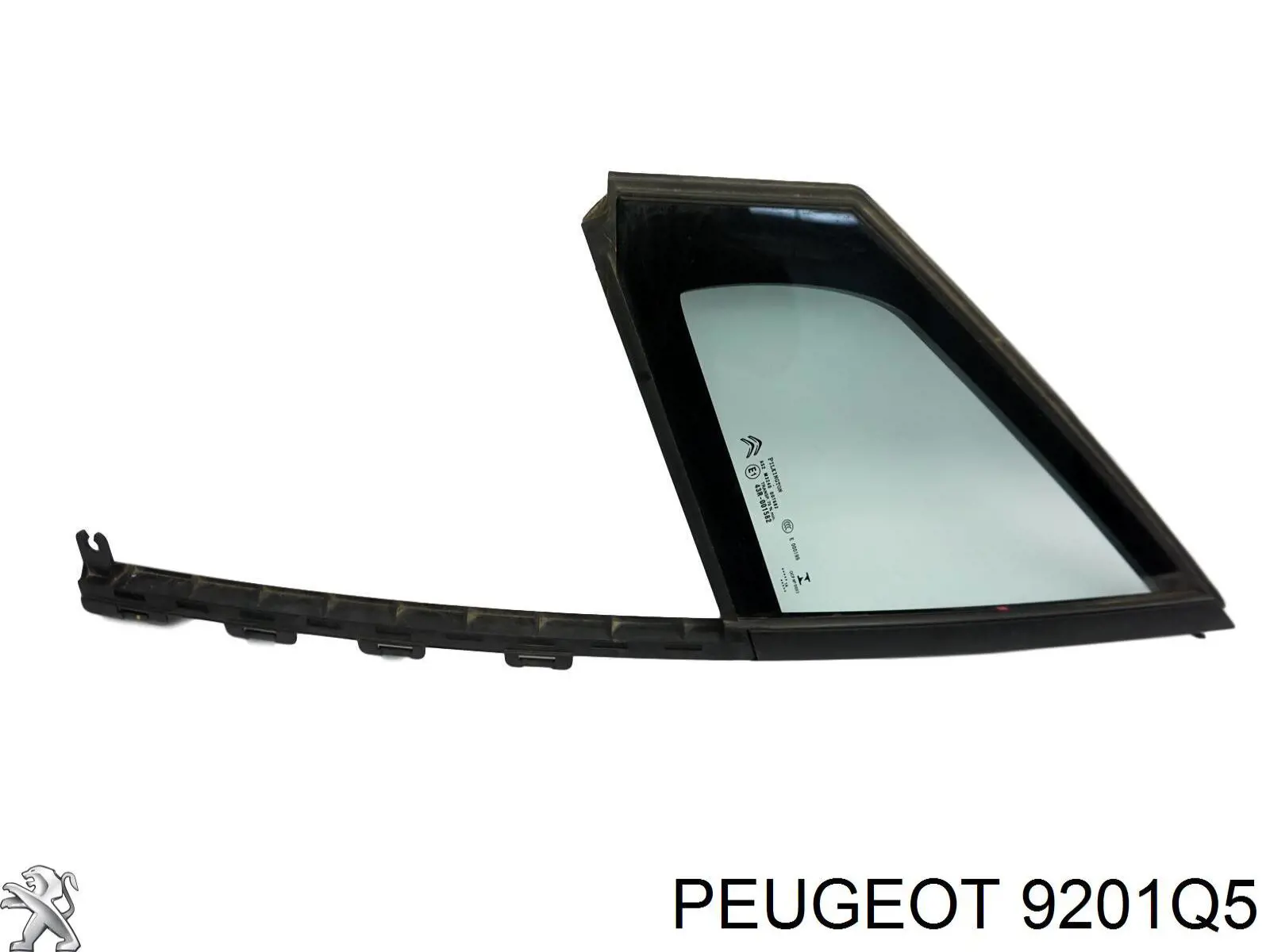 9201Q5 Peugeot/Citroen vidro de janelo da porta dianteira esquerda