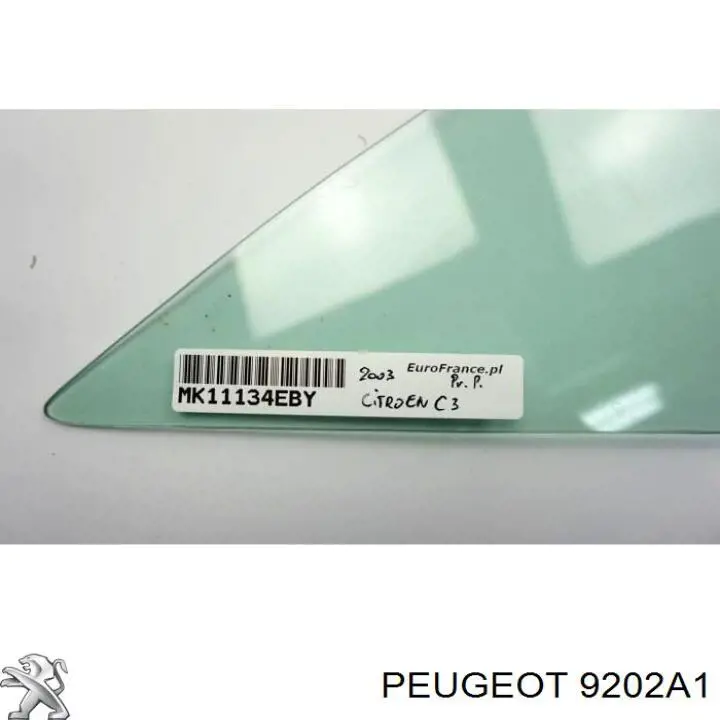 Стекло-форточка двери передней правой Peugeot/Citroen 9202A1 цена, от 30.41 USD