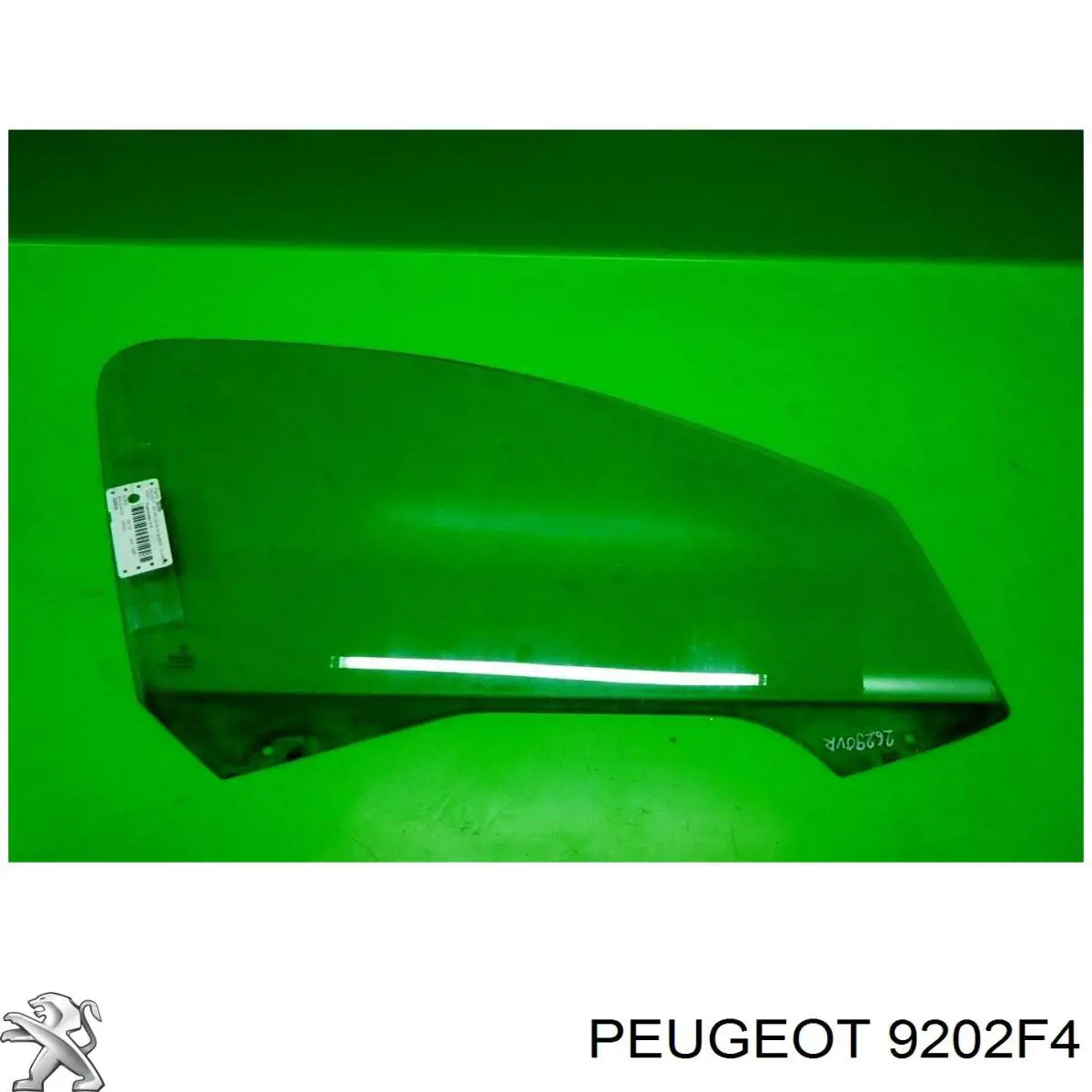 Стекло двери передней правой на Peugeot 206 2A/C