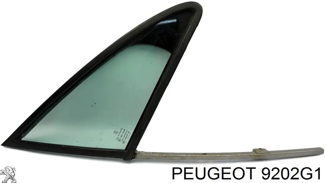 Vidro de janelo da porta dianteira direita para Peugeot 407 (6E)