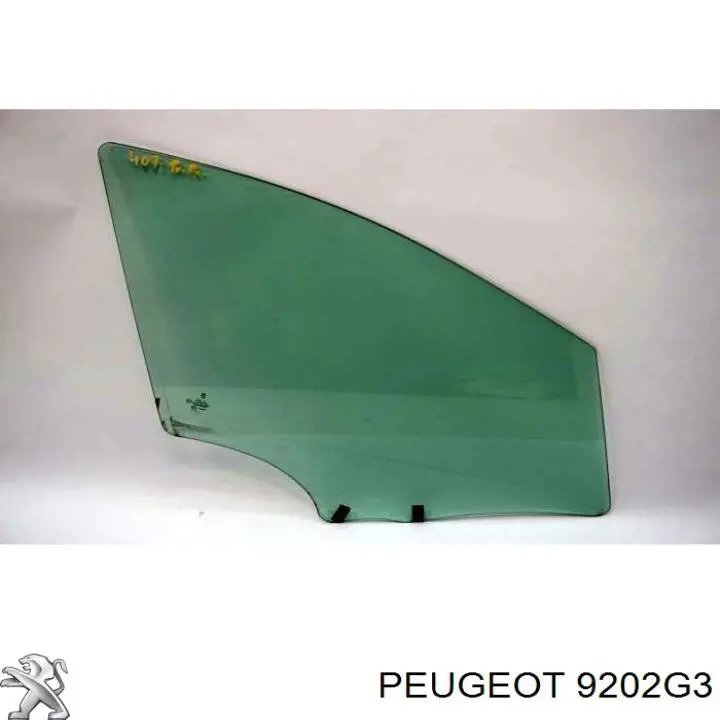 9202G3 Peugeot/Citroen vidro da porta dianteira direita