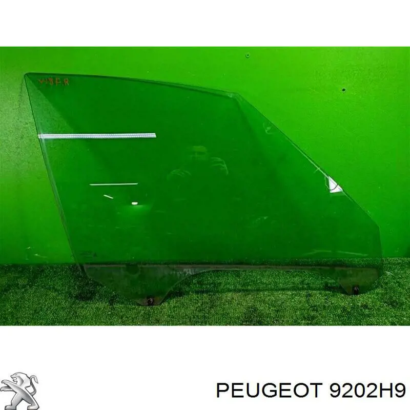 9202H9 Peugeot/Citroen стекло двери передней правой