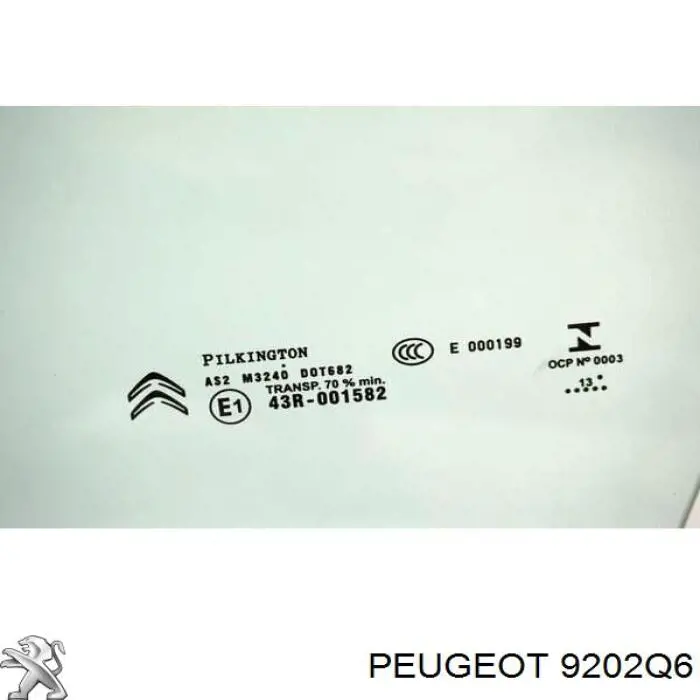 Стекло пассажирской двери Peugeot/Citroen 9202Q6 цена, от 30.07 USD