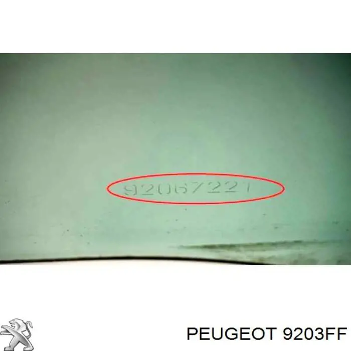 Купить 9203FF Peugeot/Citroen Стекло двери задней левой