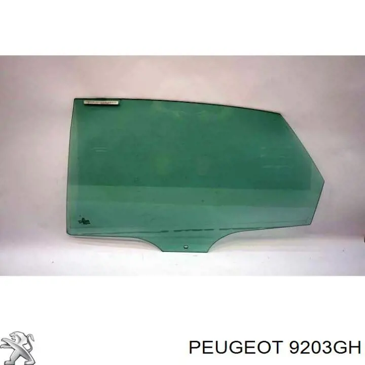 9203GH Peugeot/Citroen vidro da porta traseira esquerda