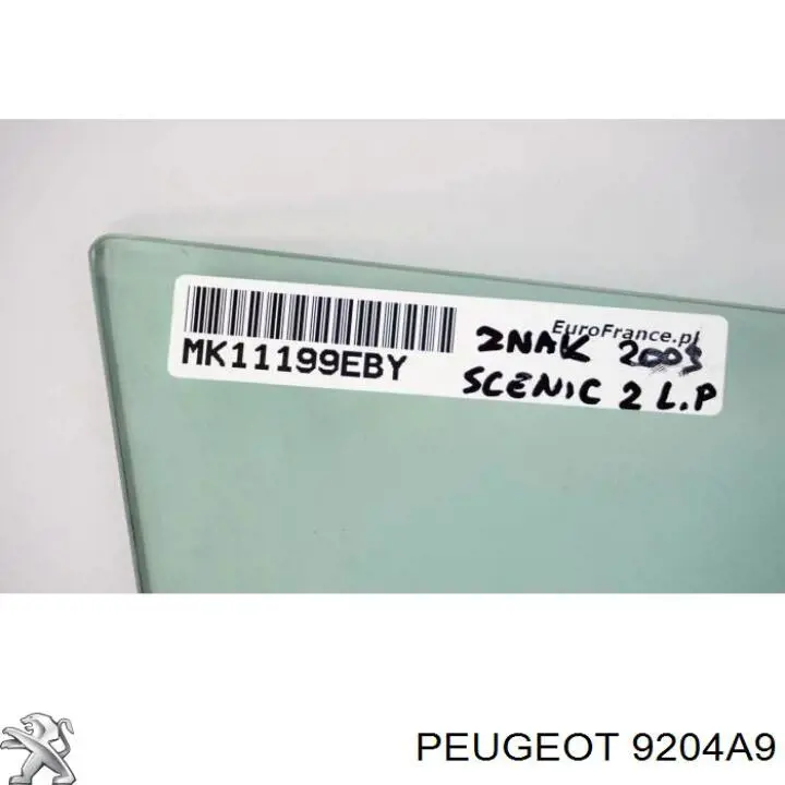 Окно задней двери Peugeot/Citroen 9204A9 цена, от 12.67 USD