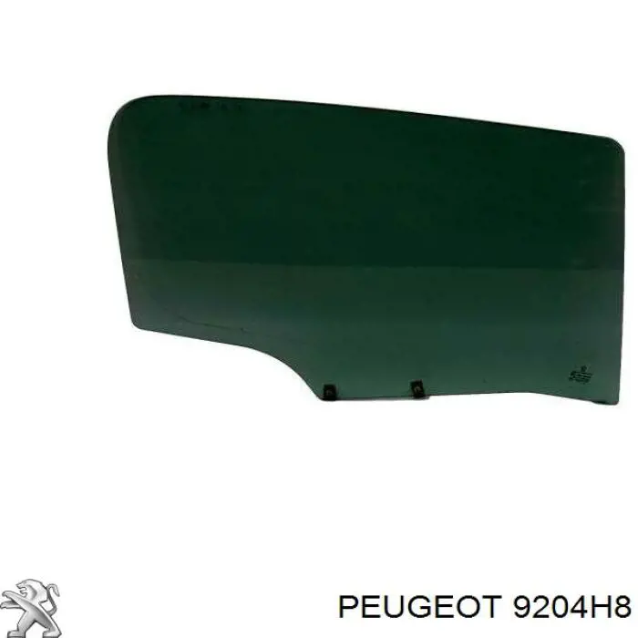 Vidro da porta traseira direita para Peugeot 307 (3A, 3C)