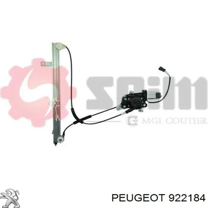 Механизм стеклоподъемника водительской двери Peugeot/Citroen 922184 цена, от 63.29 USD