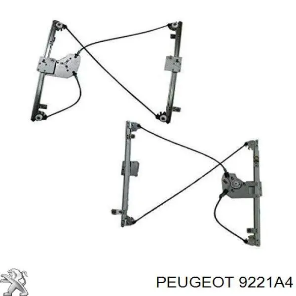 Механизм стеклоподъемника двери передней левой Peugeot/Citroen 9221A4