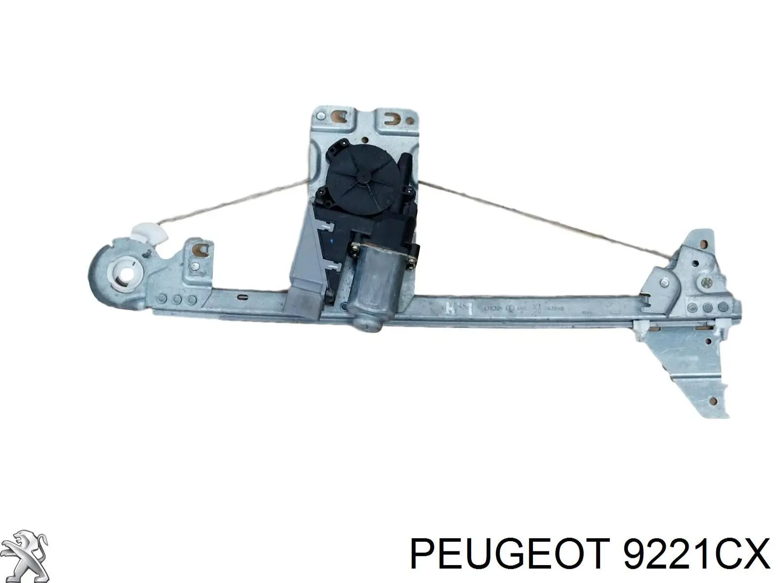 Motor de acionamento de vidro da porta dianteira esquerda para Peugeot 308 (4A, 4C)