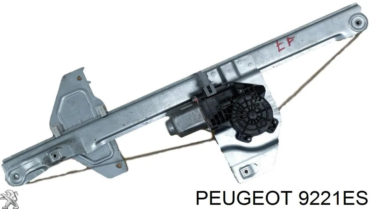 Mecanismo de elevalunas, puerta delantera izquierda 9221ES Peugeot/Citroen