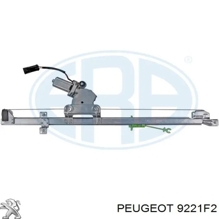 9221Q5 Peugeot/Citroen mecanismo de acionamento de vidro da porta dianteira esquerda