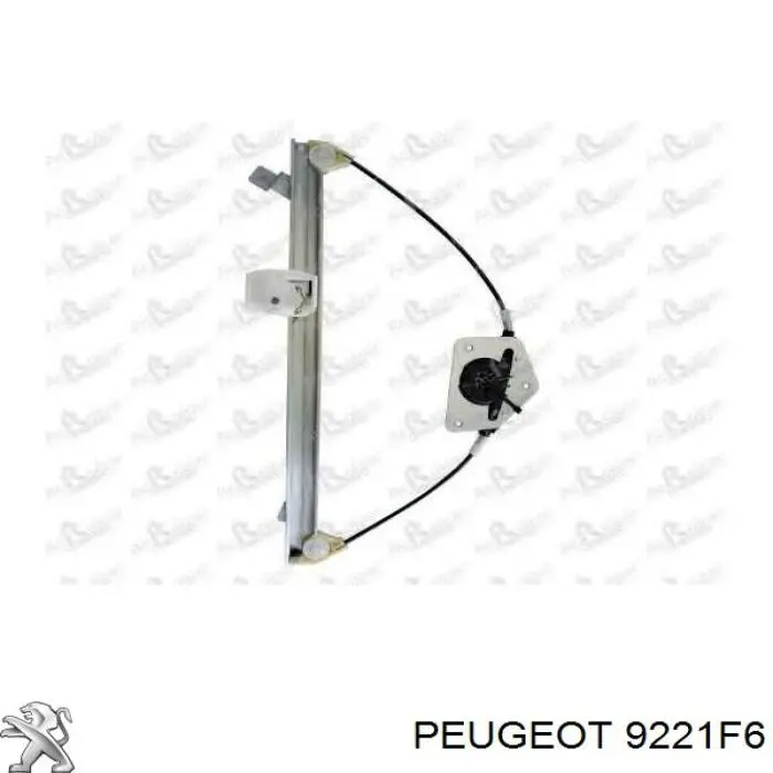 Стеклоподъемник передней левой двери 9221F6 Peugeot/Citroen