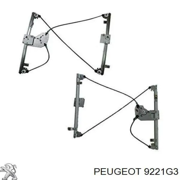 Стеклоподъемник передней двери Peugeot/Citroen 9221G3