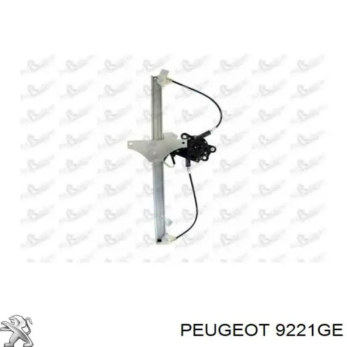 Механизм стеклоподъемника водительской двери Peugeot/Citroen 9221GE цена, от 48.60 USD