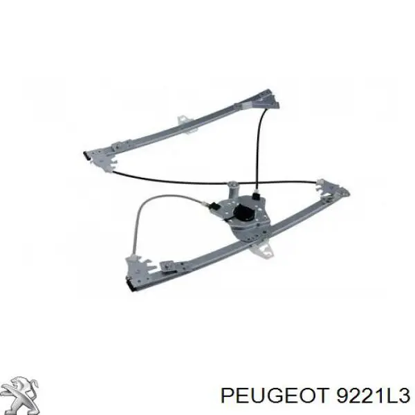 9221L3 Peugeot/Citroen механизм стеклоподъемника двери передней левой