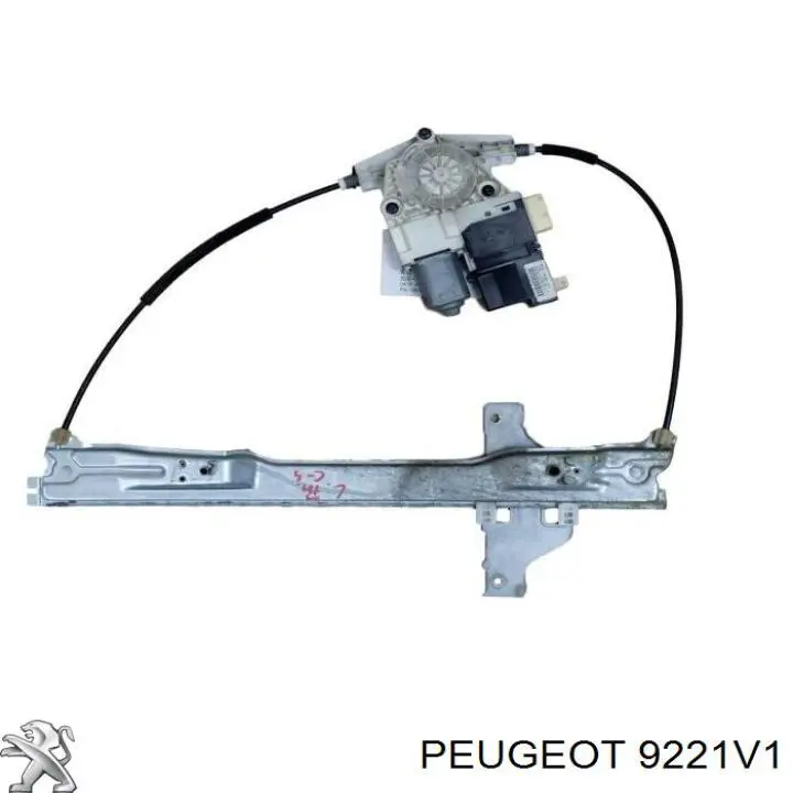 Механизм стеклоподъемника двери передней левой Peugeot/Citroen 9221V1