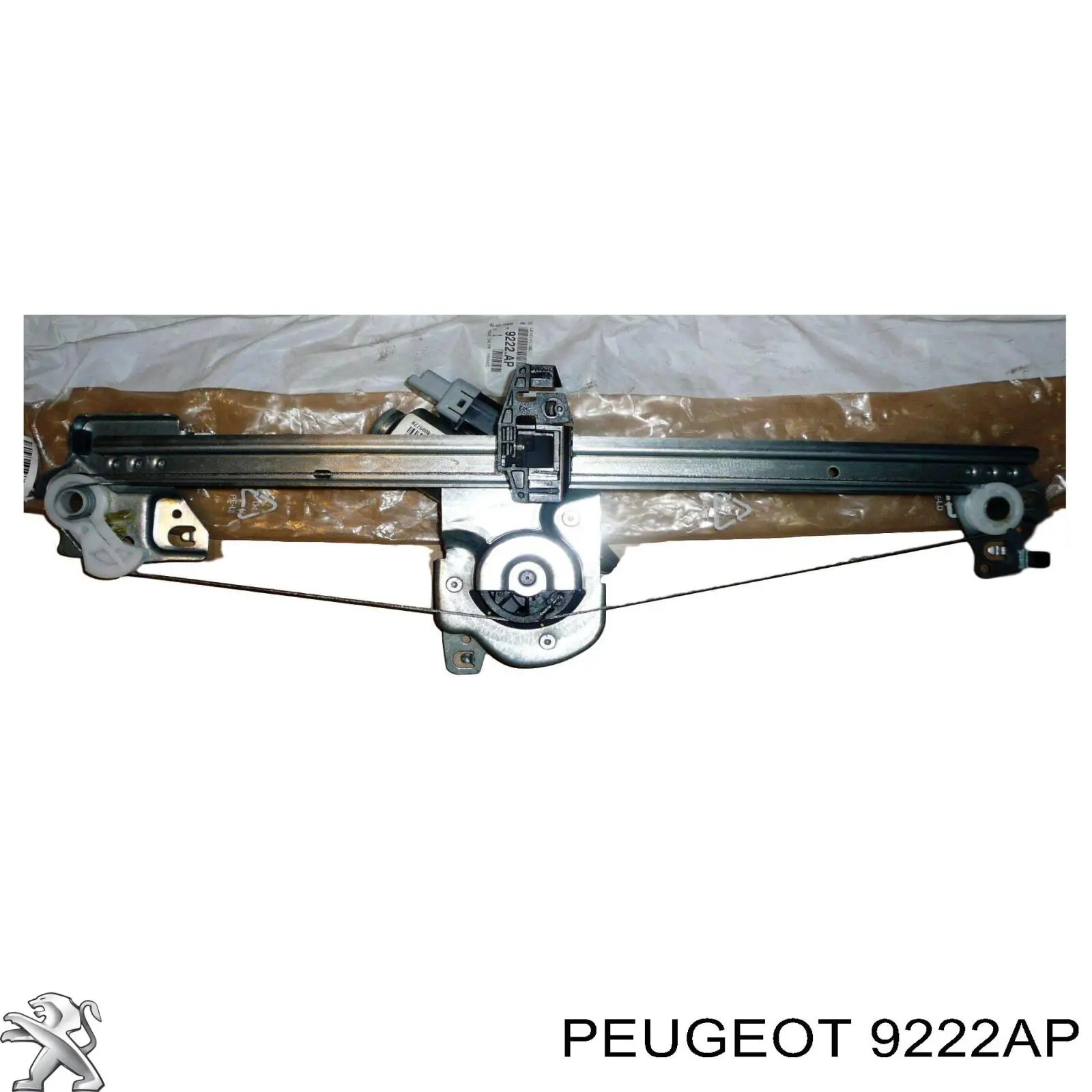 Mecanismo de elevalunas, puerta delantera derecha 9222AP Peugeot/Citroen