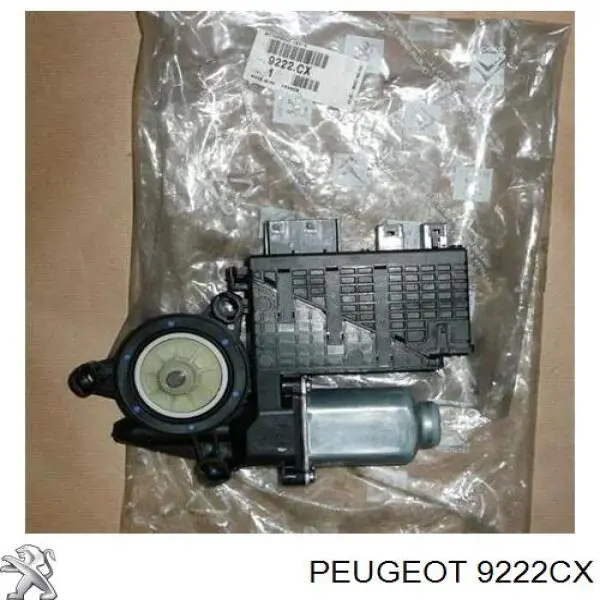 Мотор стеклоподъемника двери передней, правой PEUGEOT 00009222CX
