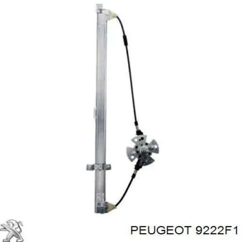 Купить 9222F1 Peugeot/Citroen Стеклоподъемник (механизм перемещения стекла)