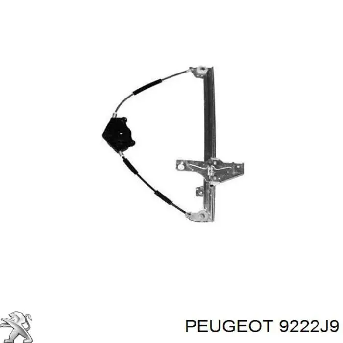 Стеклоподъемник передней правой двери Peugeot/Citroen 9222J9 цена, от 19.15 USD