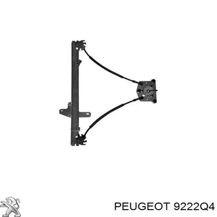 9222Q4 Peugeot/Citroen механизм стеклоподъемника двери передней правой