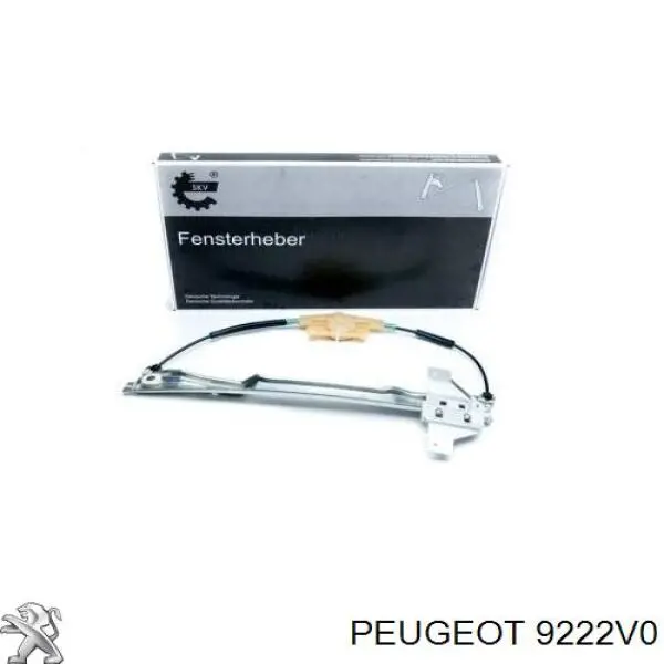 9222V0 Peugeot/Citroen механизм стеклоподъемника двери передней правой