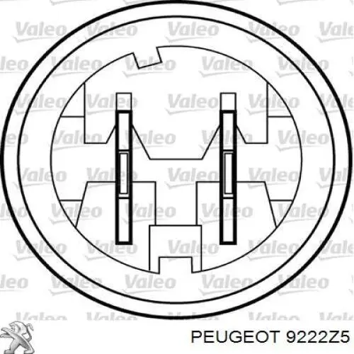 Купить 9222Z5 Peugeot/Citroen Стеклоподъемник (механизм перемещения стекла)