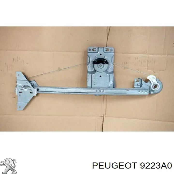 Mecanismo de acionamento de vidro da porta traseira esquerda para Peugeot 307 (3H)