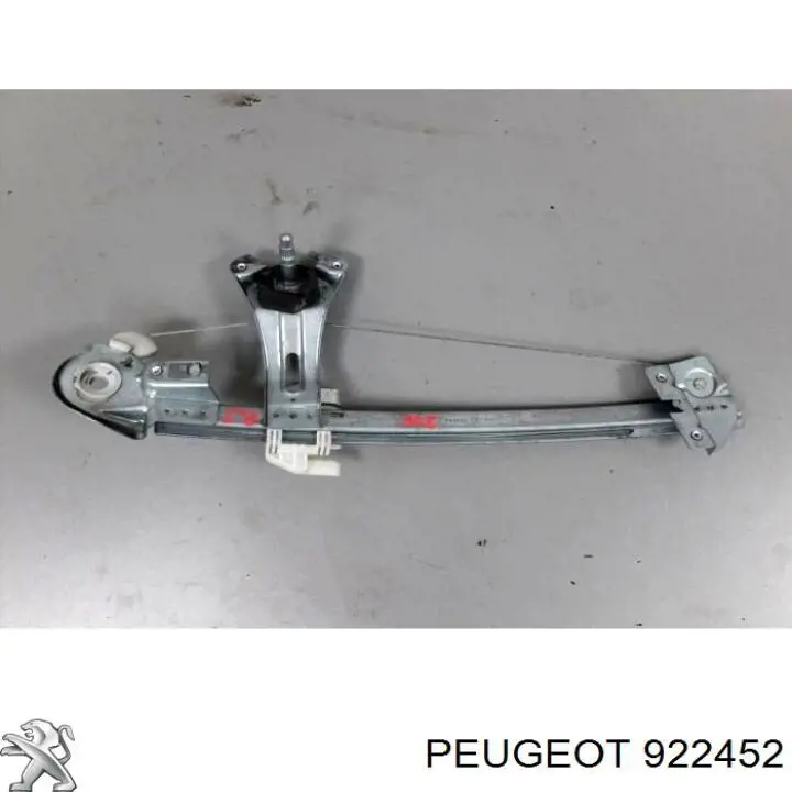 Mecanismo de acionamento de vidro da porta traseira direita para Peugeot 206 (2A/C)