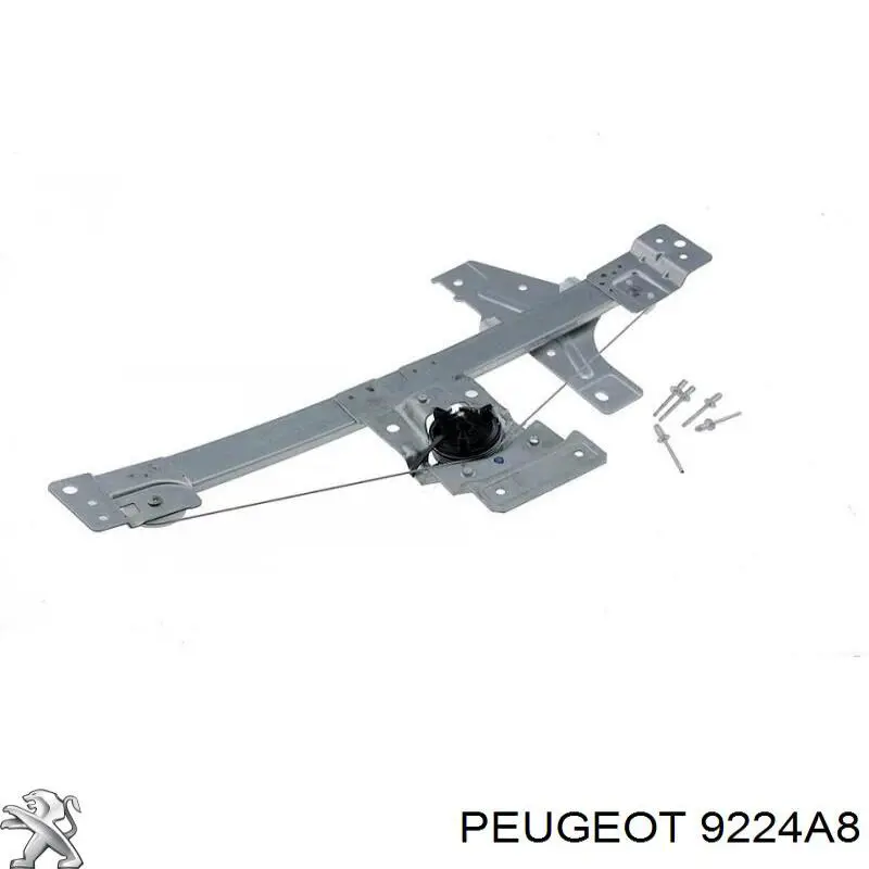 Механизм стеклоподъемника двери задней, правой Peugeot/Citroen 9224A8 цена, от 21.16 USD