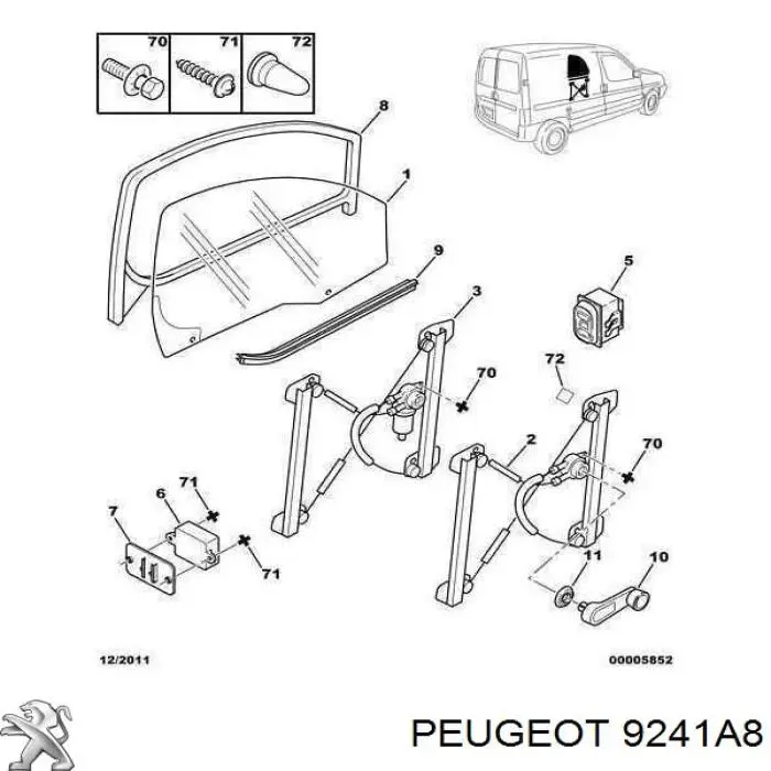  9241A8 Peugeot/Citroen