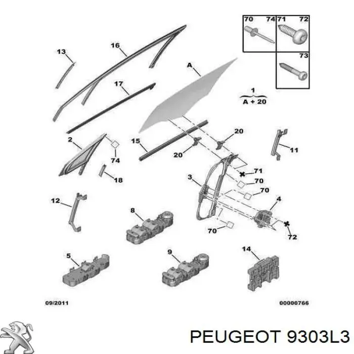  9303L3 Peugeot/Citroen