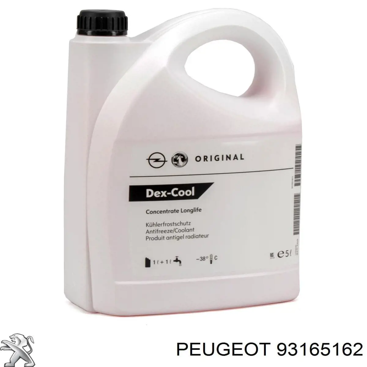 Охлаждающая жидкость Peugeot/Citroen 93165162