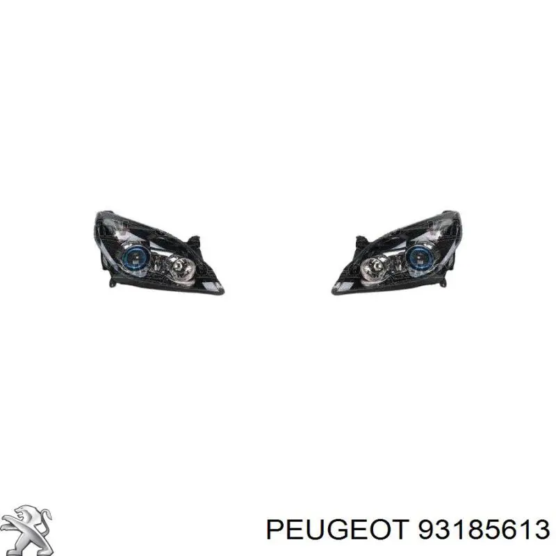 Фара правая 93185613 Peugeot/Citroen