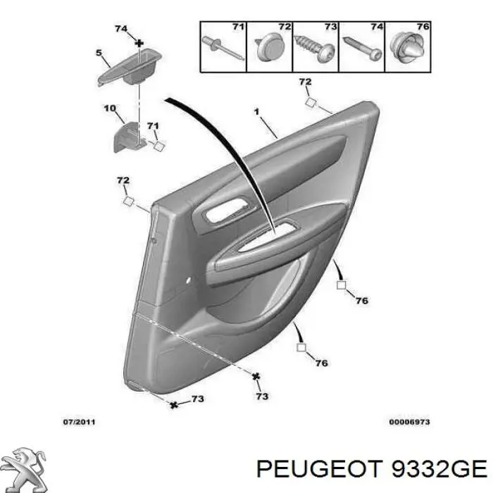  9332GE Peugeot/Citroen