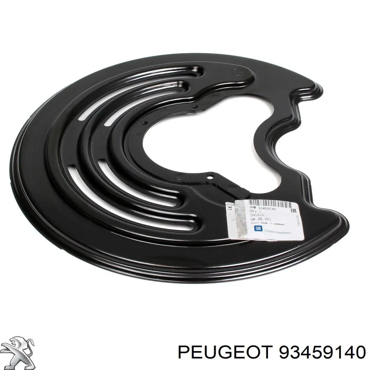 93459140 Peugeot/Citroen защита тормозного диска заднего левая