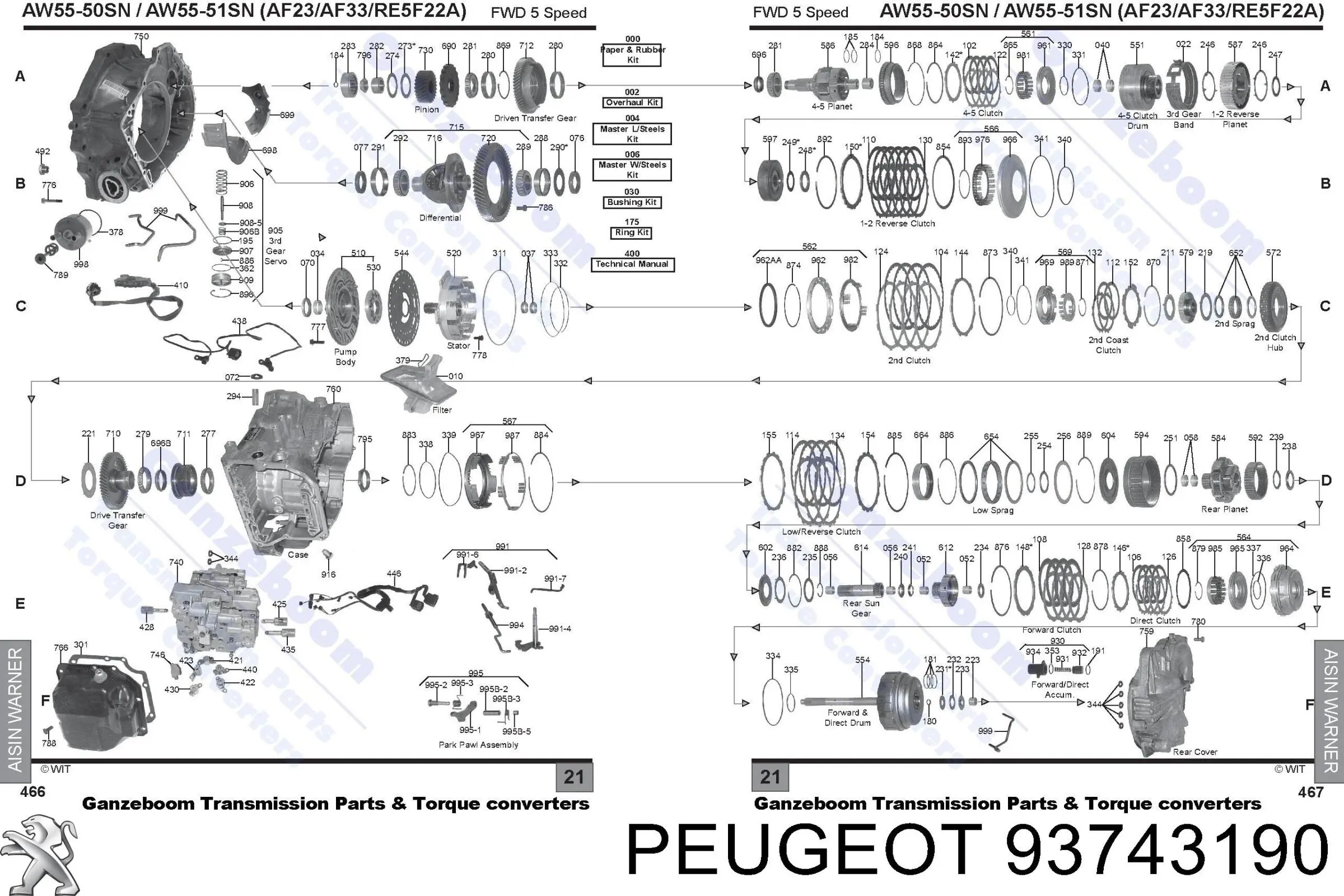  93743190 Peugeot/Citroen