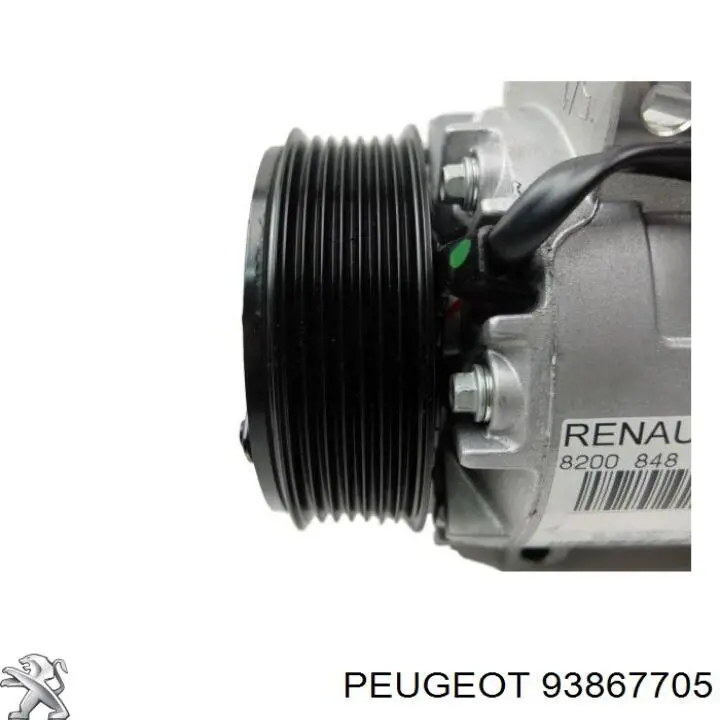 93867705 Peugeot/Citroen Компрессор хладагента