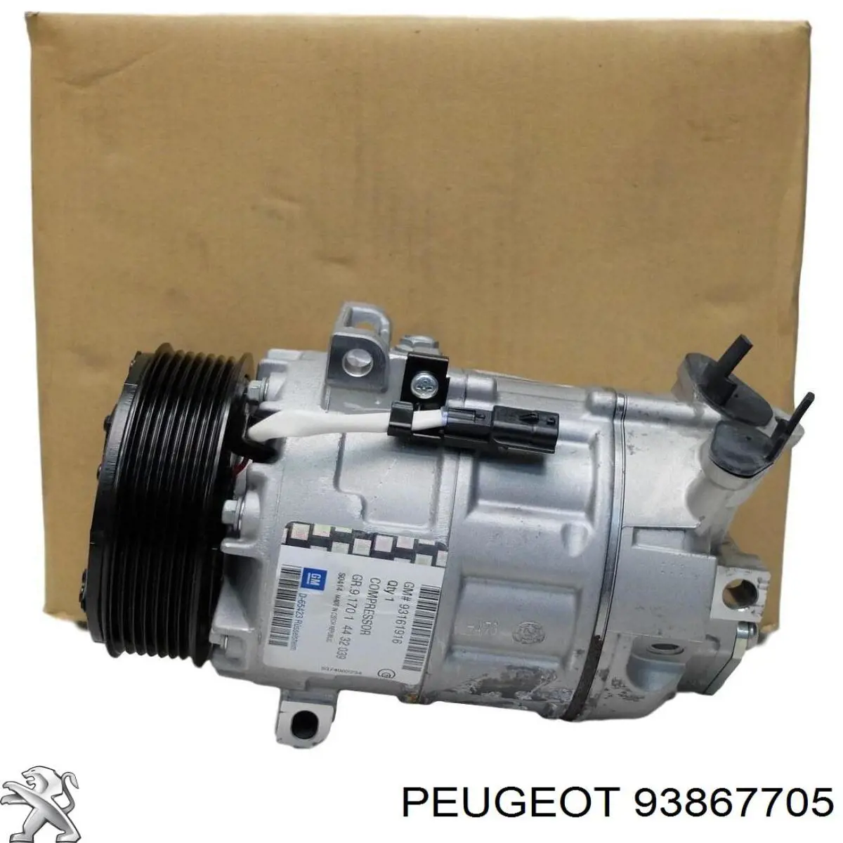 Compresor de aire acondicionado 93867705 Peugeot/Citroen